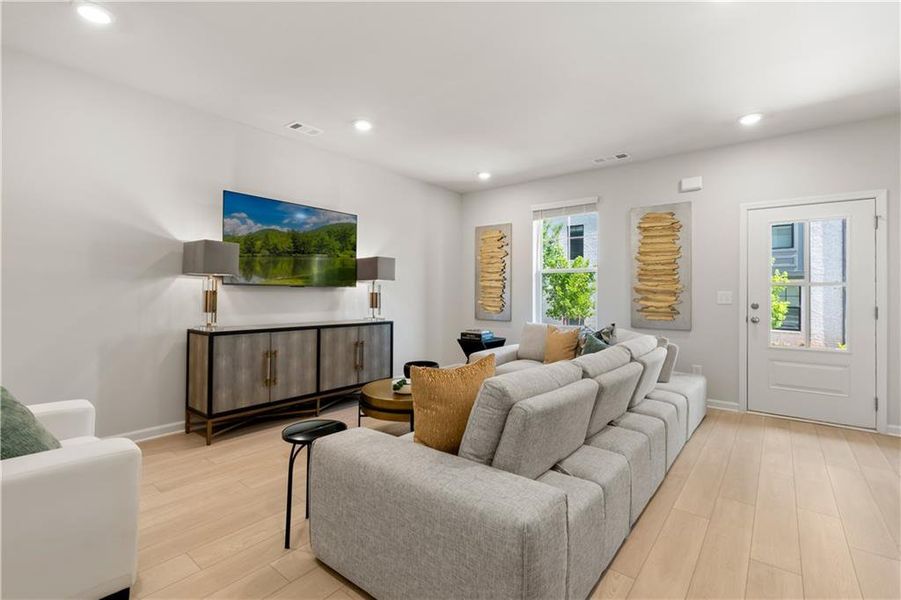 Furnished interior view inside a new home in Silverock, McDonough (Image 9).