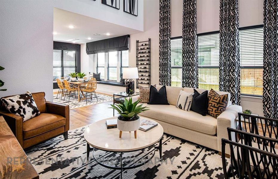 Furnished interior view inside a new home in Wellington, Haslet (Image 16).