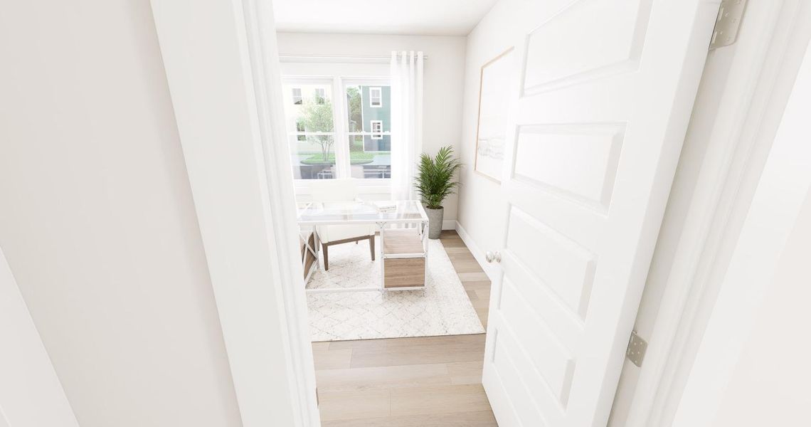 Representative furnished interior of a home built from the Dreamer by Garman Homes in Ponder, Wendell (Image 7).