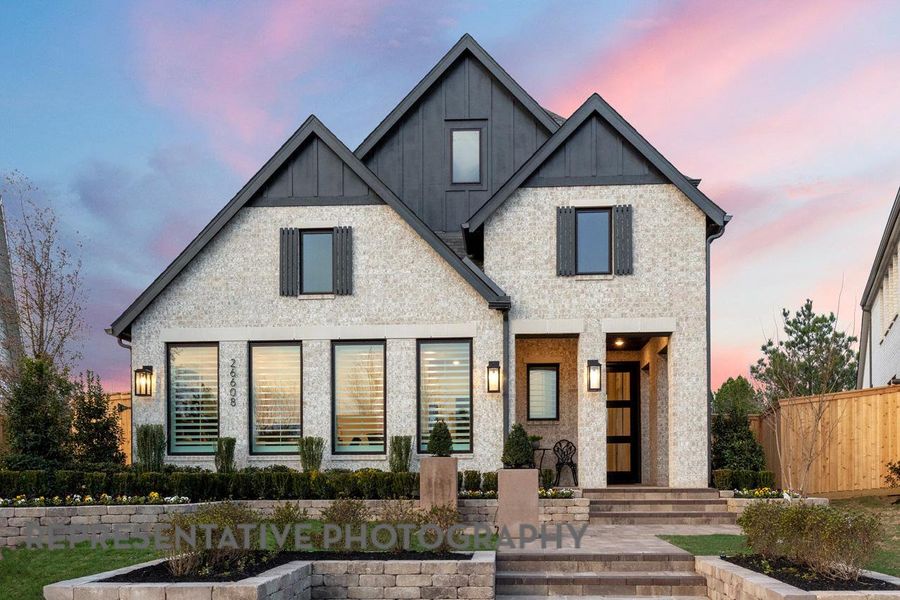 View of front of home with board and batten siding View of front of home with board and batten siding