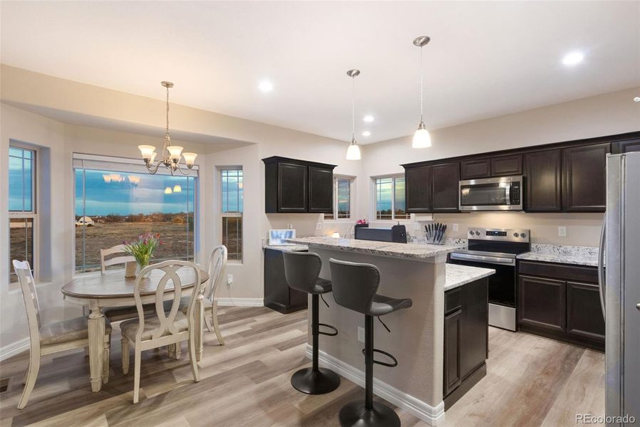 Furnished interior view inside a new home in , Pueblo (Image 8). Furnished interior view inside a new home in , Pueblo (Image 8).