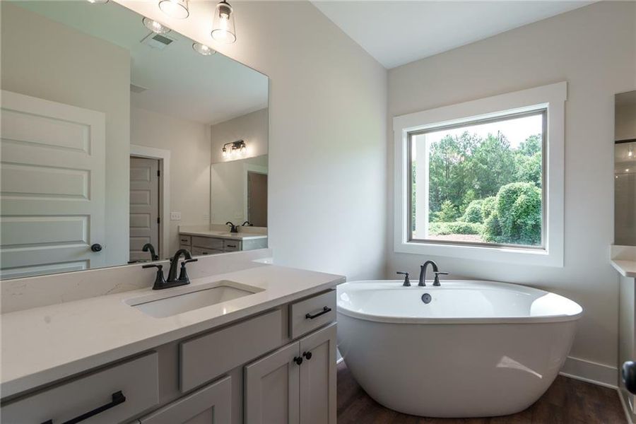 Furnished interior view inside a new home in , Social Circle (Image 10).