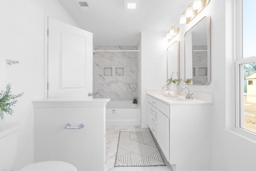 Furnished interior view inside a new home in , Ravenel (Image 12).