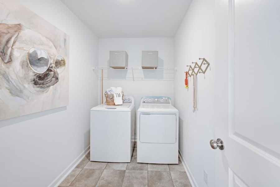Representative furnished interior of a home built from the Fairfield by Taylor Morrison in Falls Creek, Flowery Branch (Image 16).