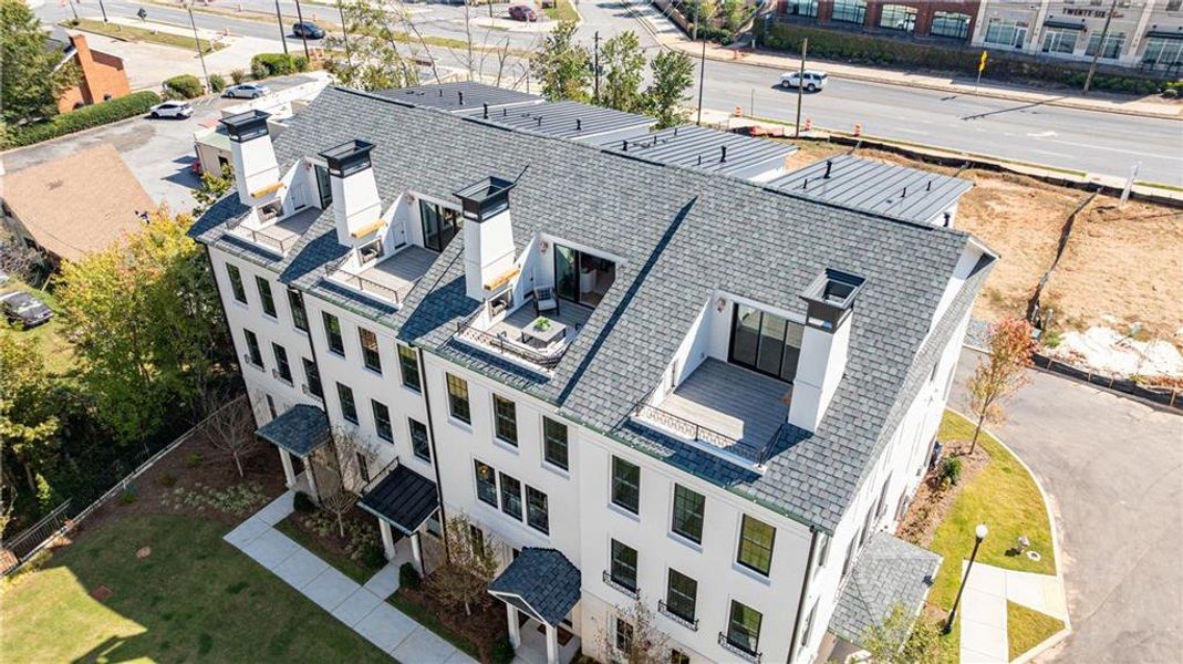 Front exterior of a new home in , Alpharetta, GA, highlighting curb appeal (Image 24). Front exterior of a new home in , Alpharetta, GA, highlighting curb appeal (Image 24).
