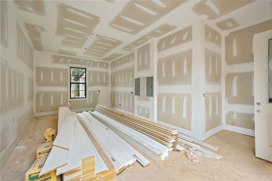 In-progress construction of a new home in , Suwanee, GA (Image 31).
