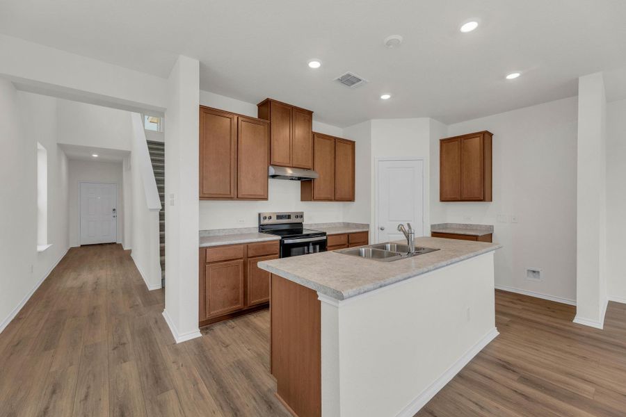 Furnished interior view inside a new home in Sonterra - Cool Water, Jarrell (Image 8).