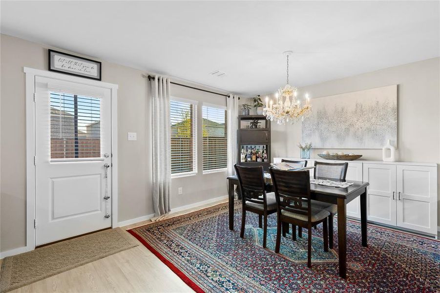 Furnished interior view inside a new home in Spiritas Ranch, Little Elm (Image 14).