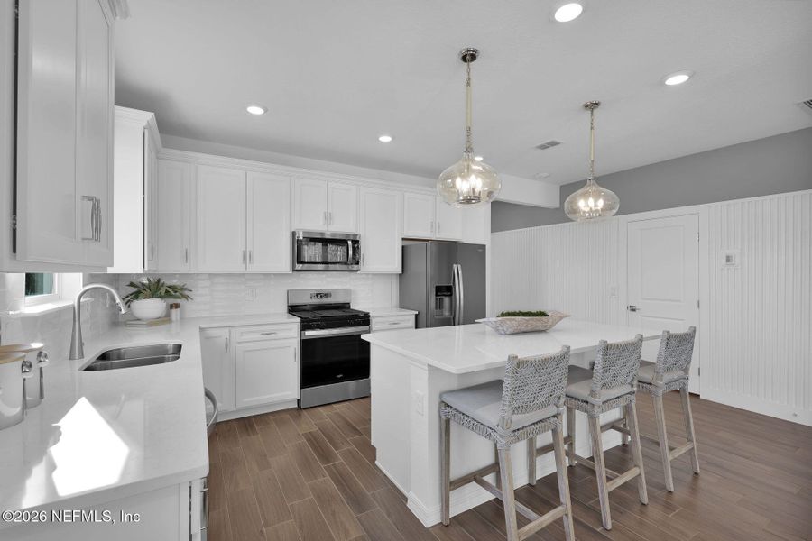 Furnished interior view inside a new home in , St. Johns (Image 10).