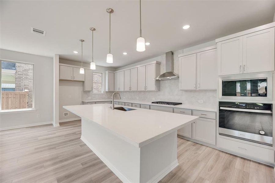 Furnished interior view inside a new home in Valencia On The Lake, Little Elm (Image 10).