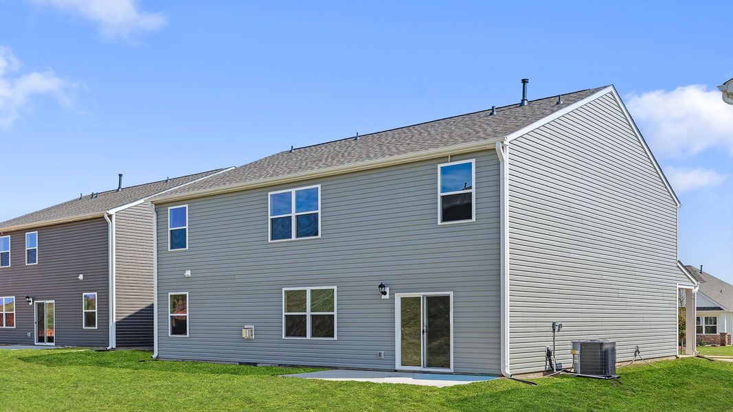 Exterior details and patio area of a home in Woodglen, Piedmont (Image 3).