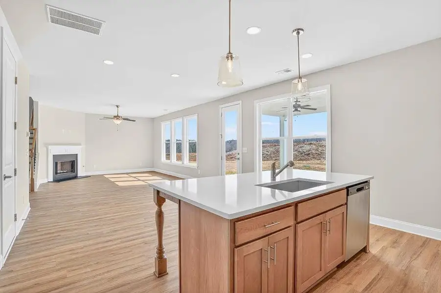 Furnished interior view inside a new home in , Homer (Image 5). Furnished interior view inside a new home in , Homer (Image 5).