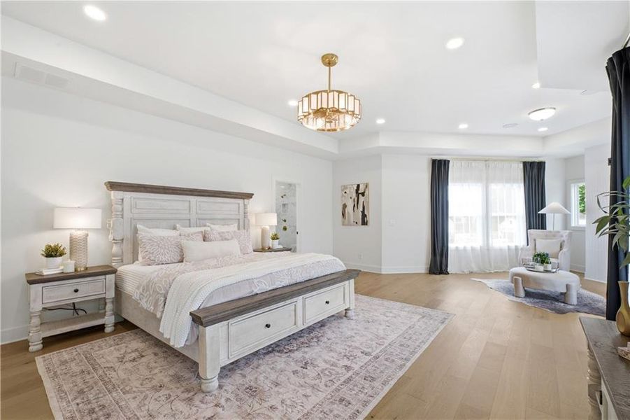 Furnished interior view inside a new home in , Alpharetta (Image 44).
