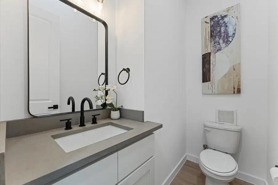 First floor powder bathroom First floor powder bathroom