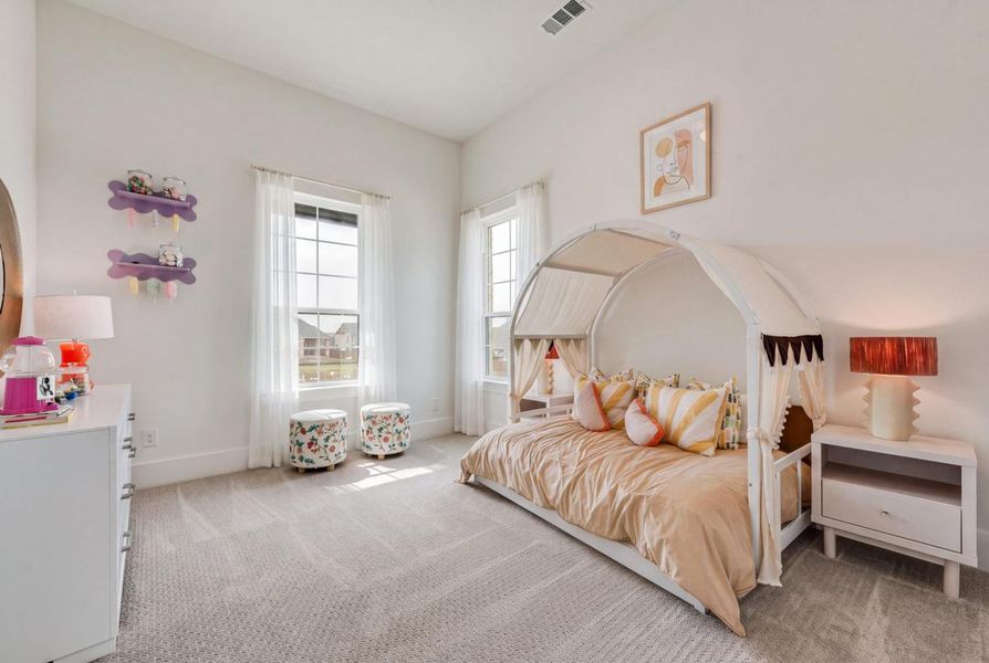 Furnished interior view inside a new home in Park Place, Prosper (Image 34).