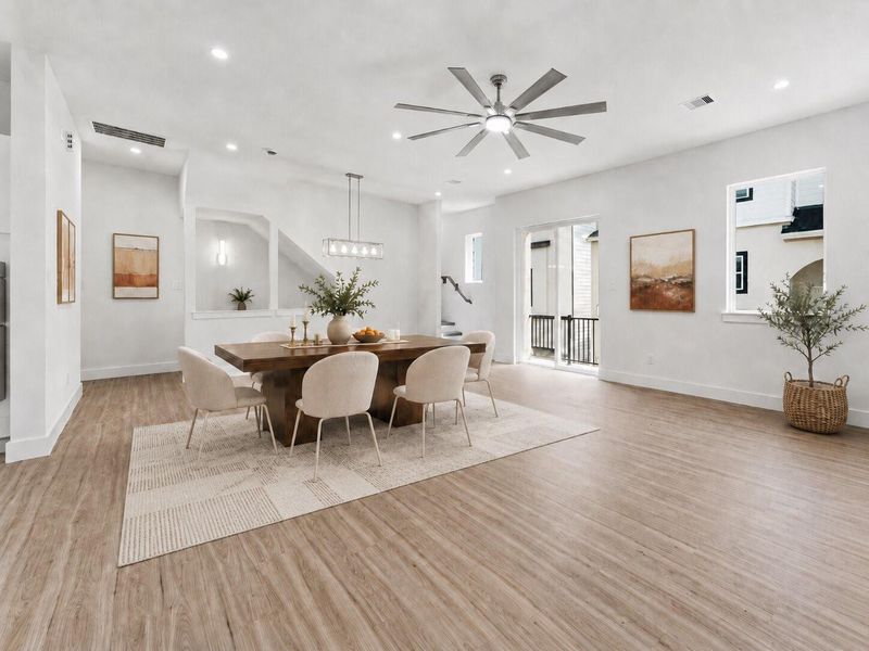 Virtually Staged - Dining area