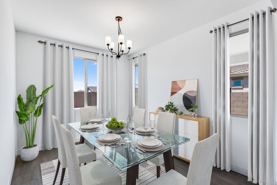 Furnished interior view inside a new home in Estrella, Goodyear (Image 10).