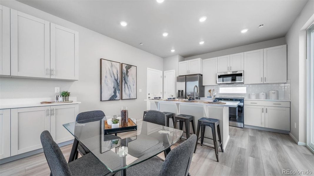 Furnished interior view inside a new home in , Aurora (Image 31).