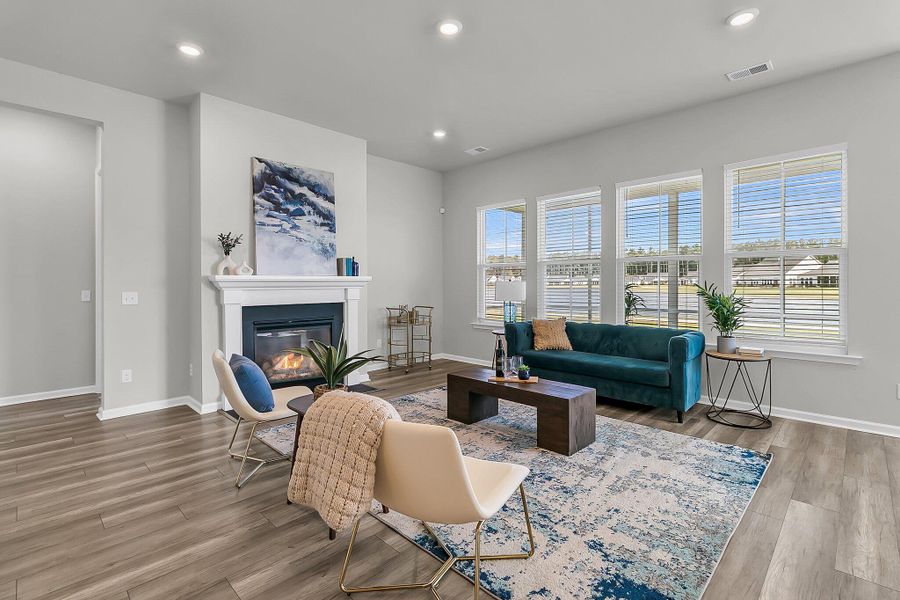 Furnished interior view inside a new home in Horizons at Summers Corner | 55+: The Legends, Summerville (Image 12).