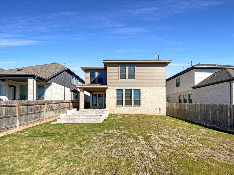 Exterior details and patio area of a home in , Liberty Hill (Image 2). Exterior details and patio area of a home in , Liberty Hill (Image 2).