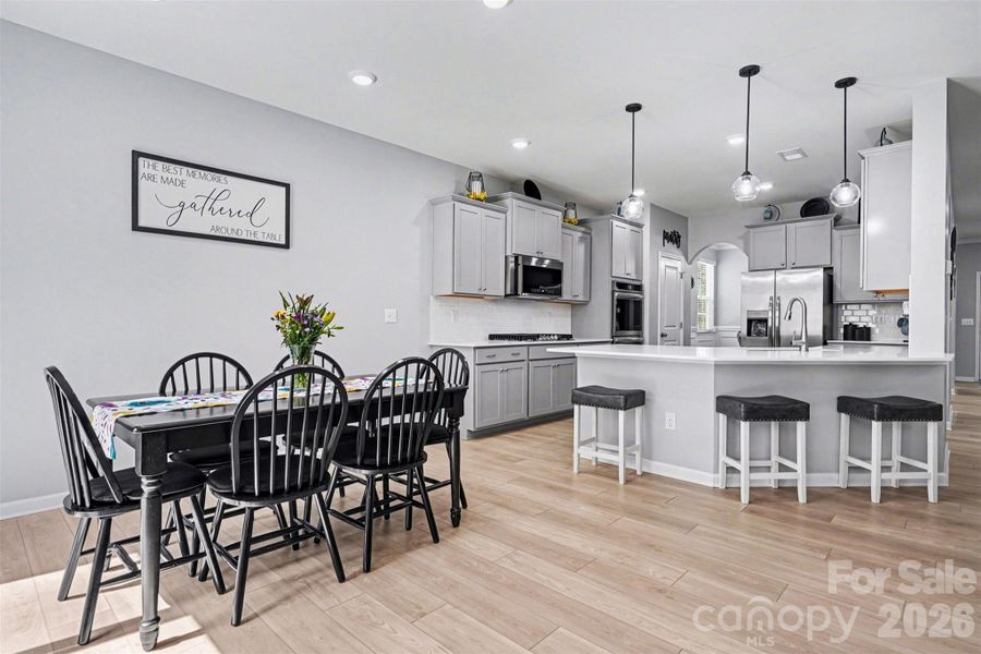 Furnished interior view inside a new home in Falls Cove at Lake Norman, Troutman (Image 39).