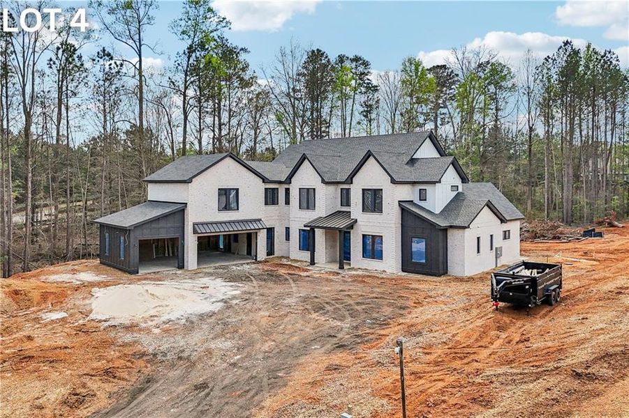 In-progress construction of a new home in , Braselton, GA (Image 5).