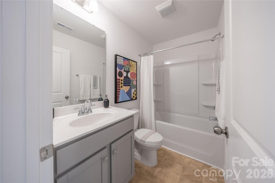 Furnished interior view inside a new home in Dukes Ridge, Charlotte (Image 3).