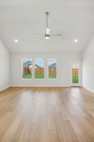 Living Room in the Stanley II home plan by Trophy Signature Homes – REPRESENTATIVE PHOTO