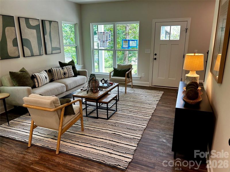 Furnished interior view inside a new home in , Charlotte (Image 12).