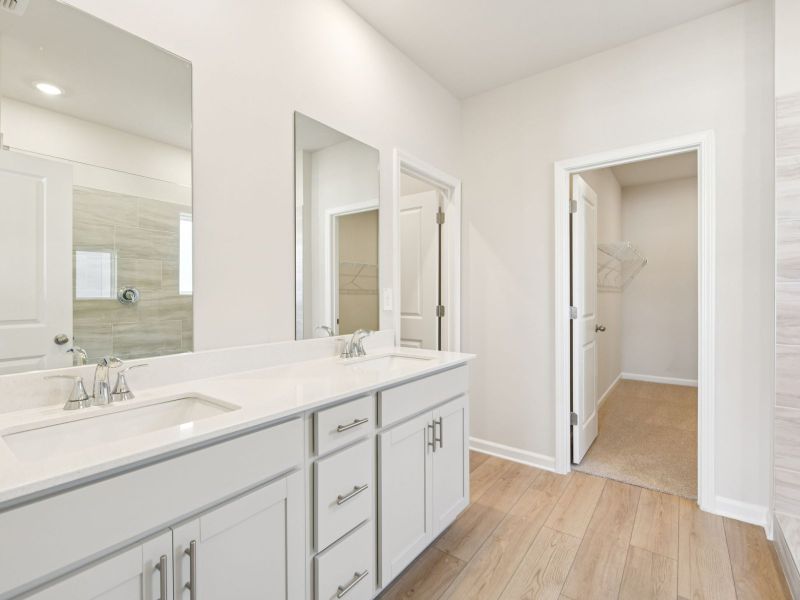 Furnished interior view inside a new home in Preserve at Mountain Creek, Pendergrass (Image 9).