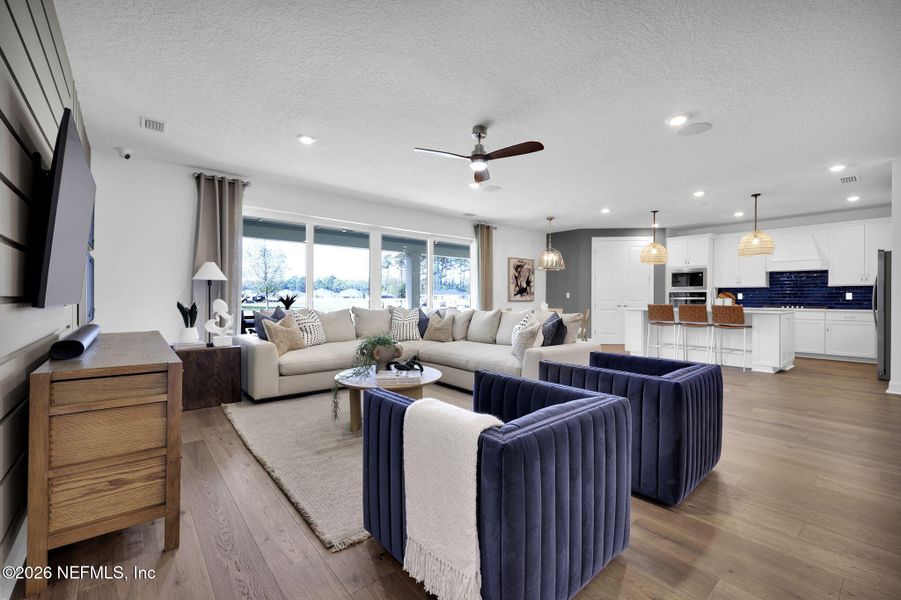 Furnished interior view inside a new home in , Jacksonville (Image 17).