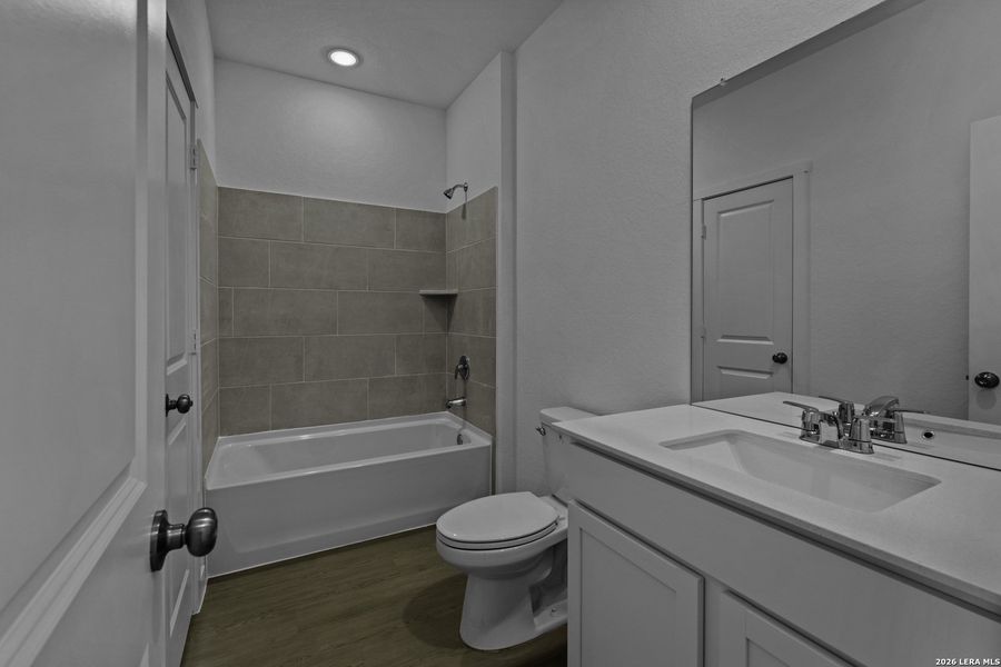 Furnished interior view inside a new home in Waterwheel, San Antonio (Image 8).
