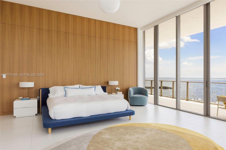 Furnished interior view inside a new home in , Miami (Image 40). Furnished interior view inside a new home in , Miami (Image 40).