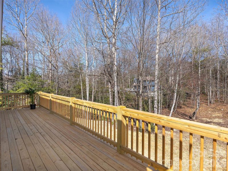Exterior details and patio area of a home in , Hendersonville (Image 16).