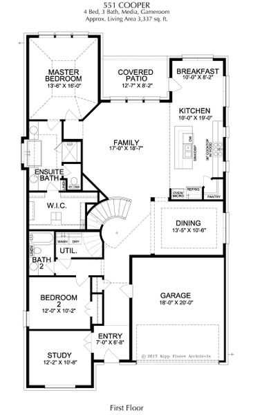 2D floor plan layout for the The Cooper by Landon Homes in Impression 55s, Frisco, TX (Image 2). 2D floor plan layout for the The Cooper by Landon Homes in Impression 55s, Frisco, TX (Image 2).