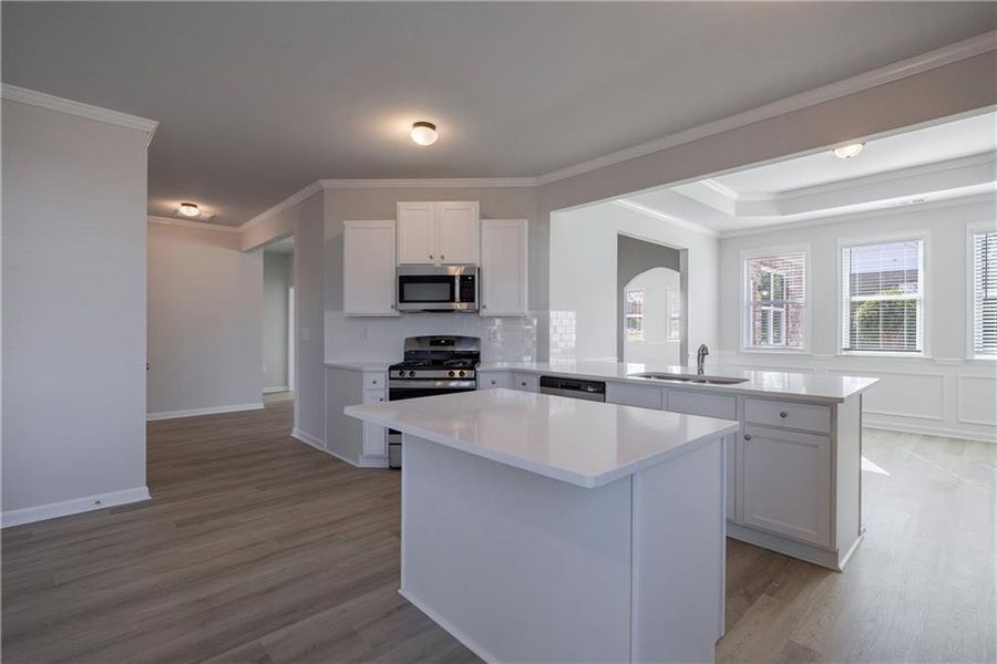 Furnished interior view inside a new home in , Social Circle (Image 7). Furnished interior view inside a new home in , Social Circle (Image 7).