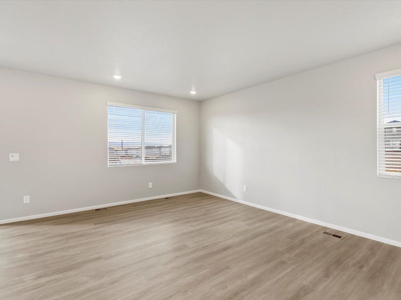 Spacious, unfurnished interior of a new home in Lorson Ranch: The Trail Collection, Colorado Springs (Image 5). Spacious, unfurnished interior of a new home in Lorson Ranch: The Trail Collection, Colorado Springs (Image 5).