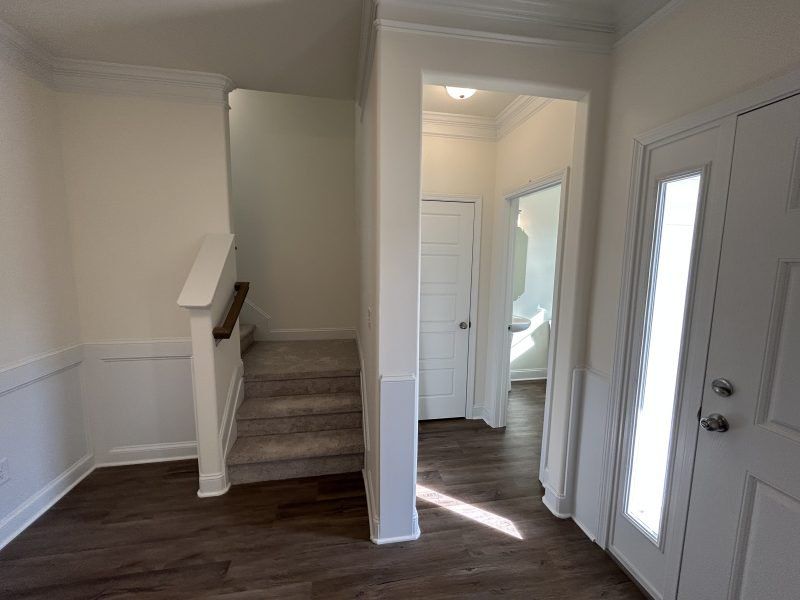 Spacious, unfurnished interior of a new home in Miller's Reserve, Winston-Salem (Image 40).