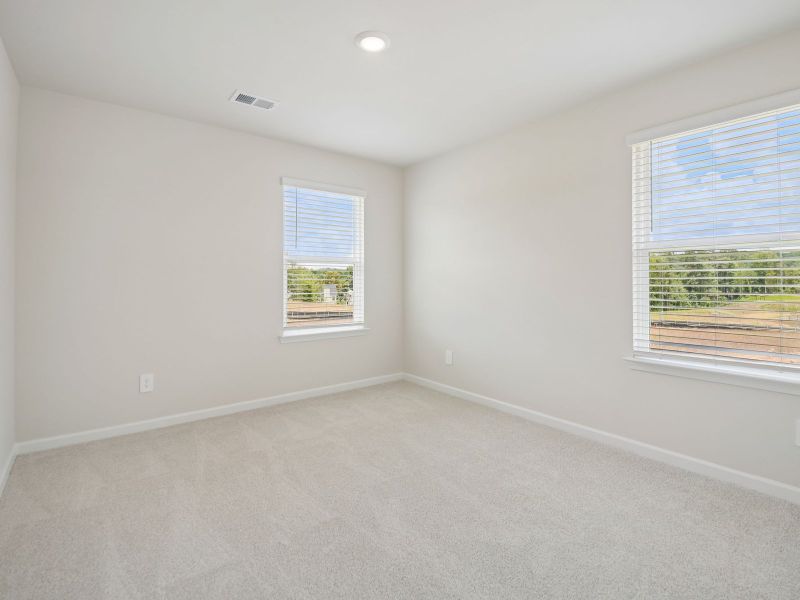Spacious, unfurnished interior of a new home in Moss Farms, Lula (Image 19). Spacious, unfurnished interior of a new home in Moss Farms, Lula (Image 19).