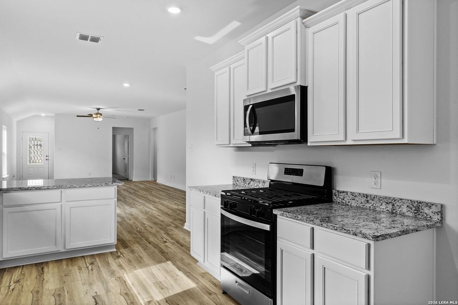 Furnished interior view inside a new home in Preserve at Medina, Von Ormy (Image 6).