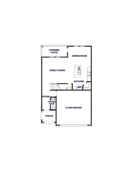 2D floor plan layout of this home in Lake Conroe Cove, Willis, TX (Image 2).