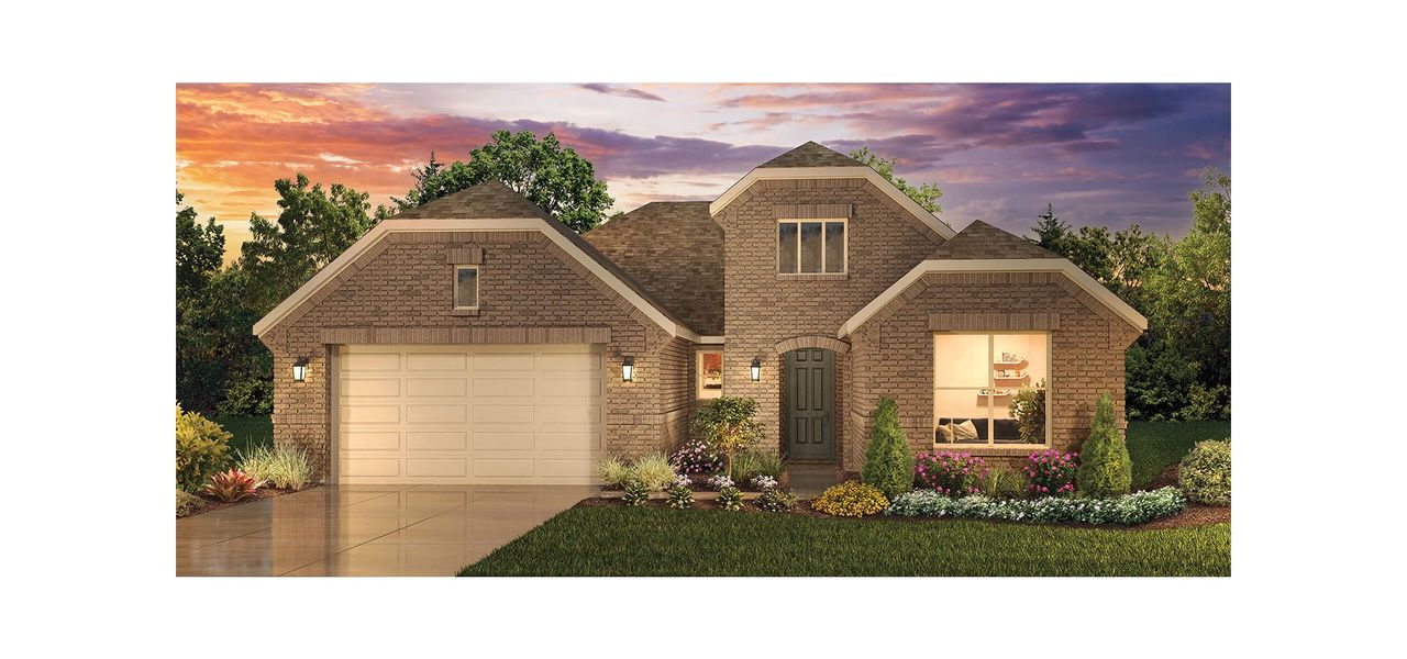 Representative exterior photo of a completed home built from the Fresco by Robson Resort Communities in Robson Ranch Texas, Denton, TX (Image 3). Representative exterior photo of a completed home built from the Fresco by Robson Resort Communities in Robson Ranch Texas, Denton, TX (Image 3).