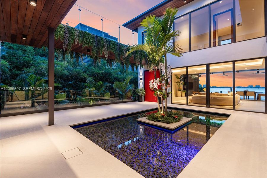 Exterior details and patio area of a home in , Miami Beach (Image 23).