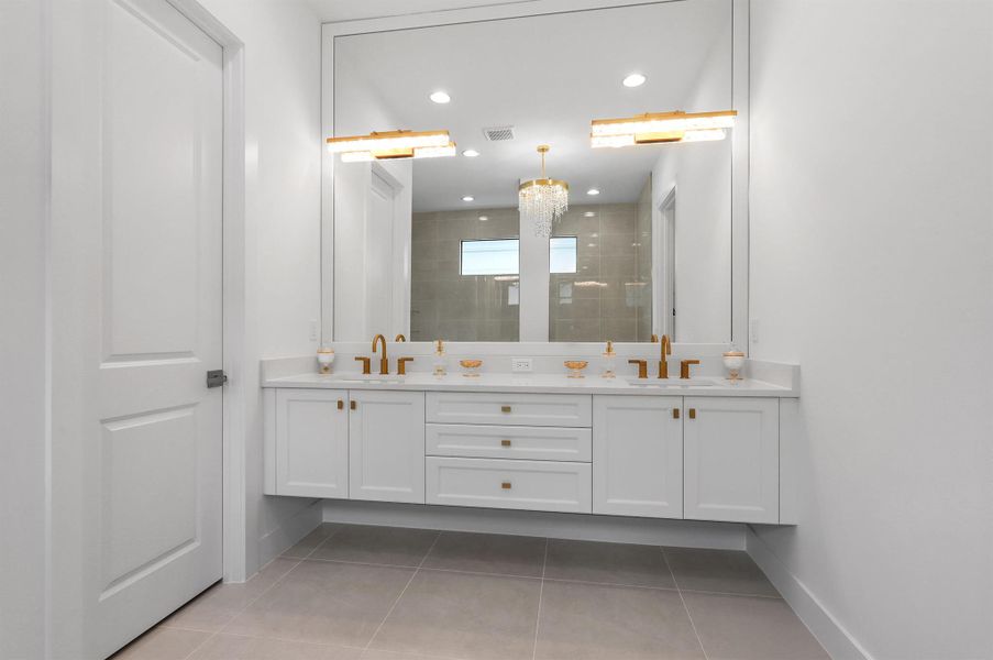 Furnished interior view inside a new home in Artistry Palm Beach, Palm Beach Gardens (Image 23).