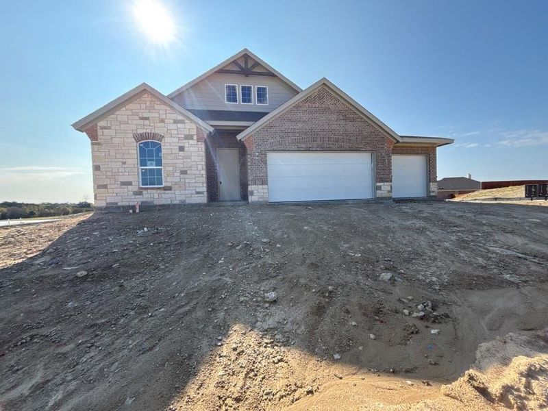 In-progress construction of a new home in Waterford Park, Weatherford, TX (Image 8).