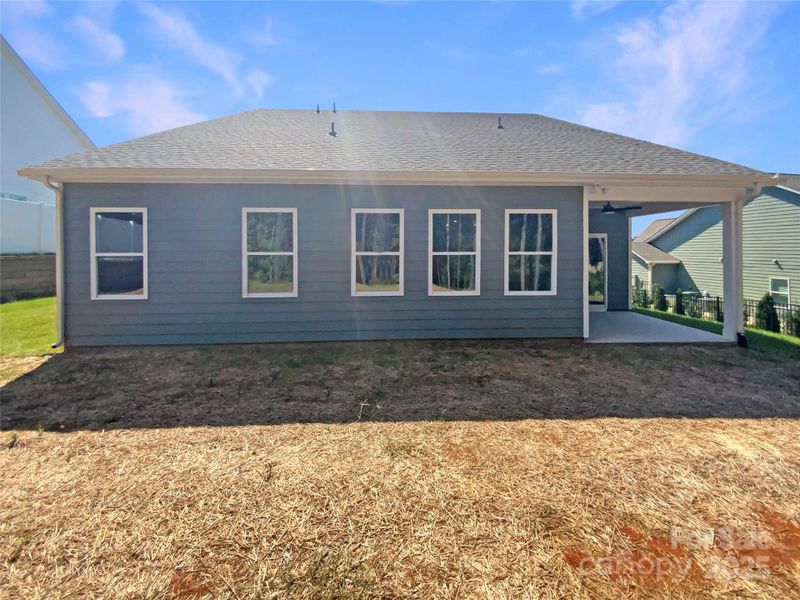 Exterior details and patio area of a home in Edgewater, Lancaster (Image 3). Exterior details and patio area of a home in Edgewater, Lancaster (Image 3).