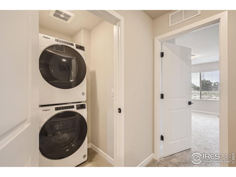 Dedicated laundry space Dedicated laundry space