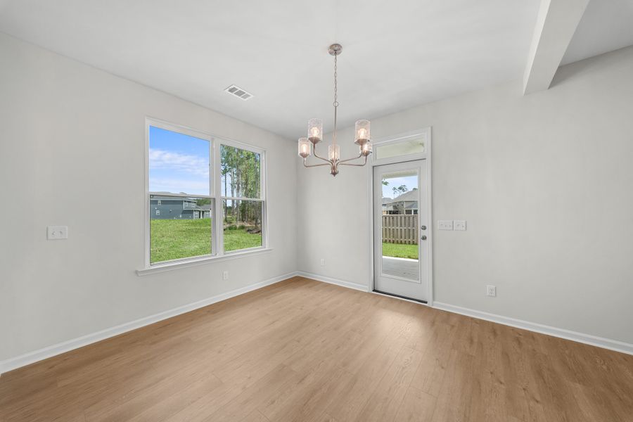 Representative unfurnished interior of a home built from the The Madison by Smith Family Homes in Camden Crossing, Savannah (Image 20).