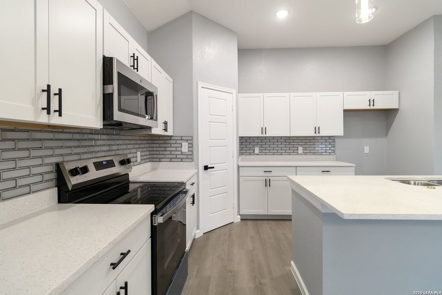 Furnished interior view inside a new home in , San Antonio (Image 12). Furnished interior view inside a new home in , San Antonio (Image 12).