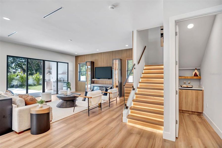 Furnished interior view inside a new home in , Tampa (Image 10).